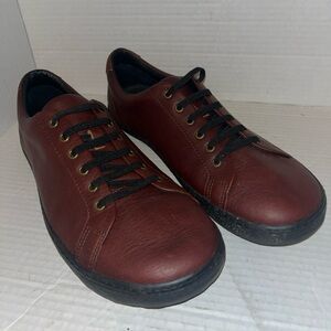 Birchbury Bramfords Shoes Mens 12 Brown Leather Minimalist Barefoot Sneakers